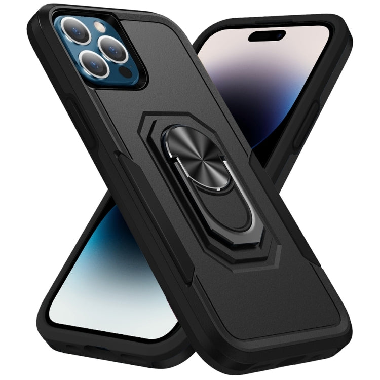 Custodia TPU con cavalletto ad anello per iPhone 14 Pro Max