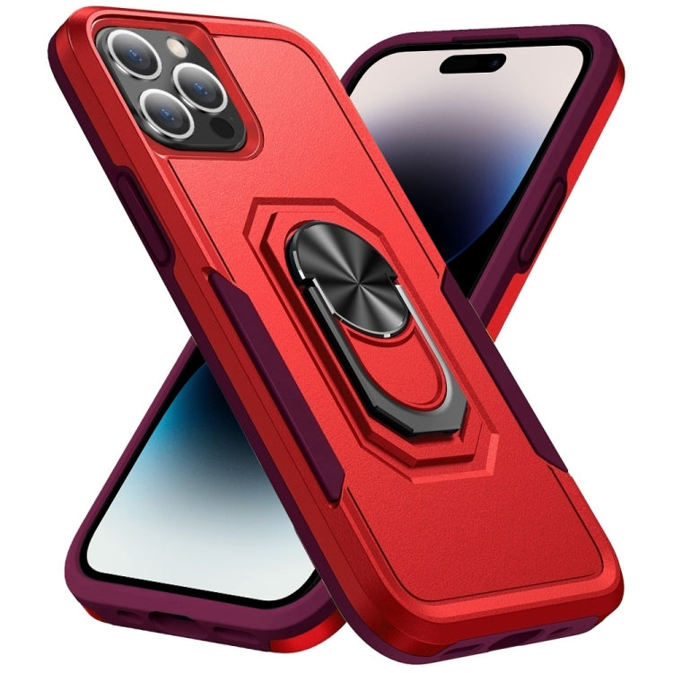 Custodia TPU con cavalletto ad anello per iPhone 14 Pro Max