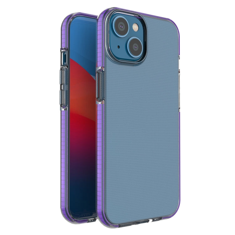 Custodia TPU trasparente bicolore per iPhone 14
