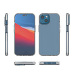 Custodia TPU trasparente bicolore per iPhone 14