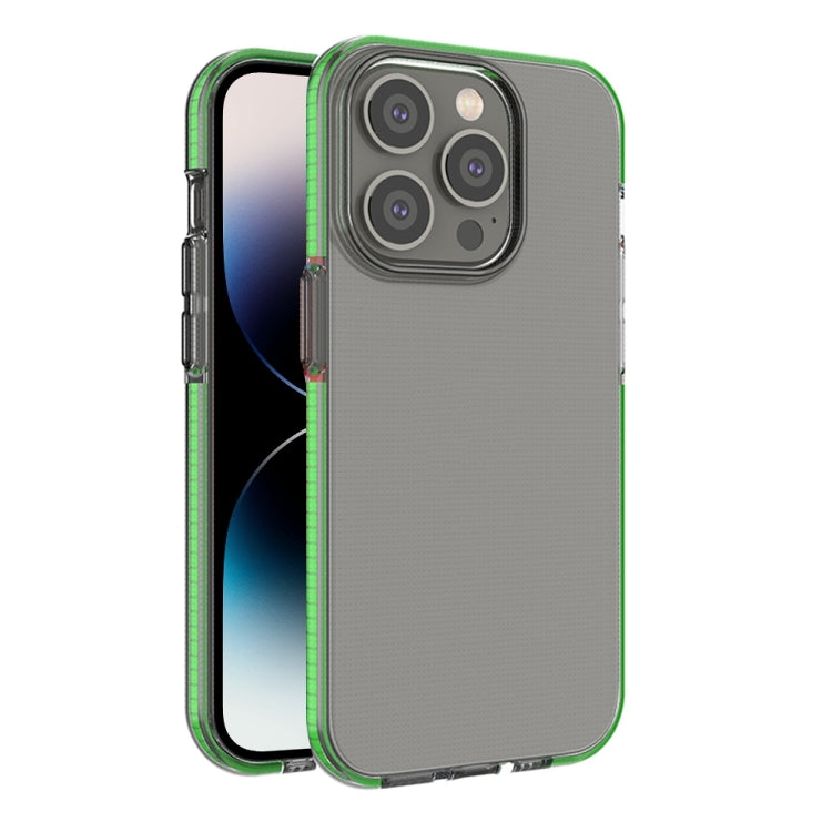 Custodia TPU trasparente bicolore per iPhone 14 Pro
