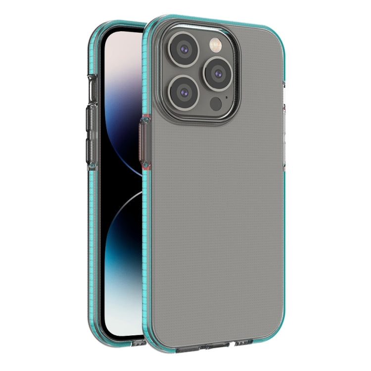 Custodia TPU trasparente bicolore per iPhone 14 Pro