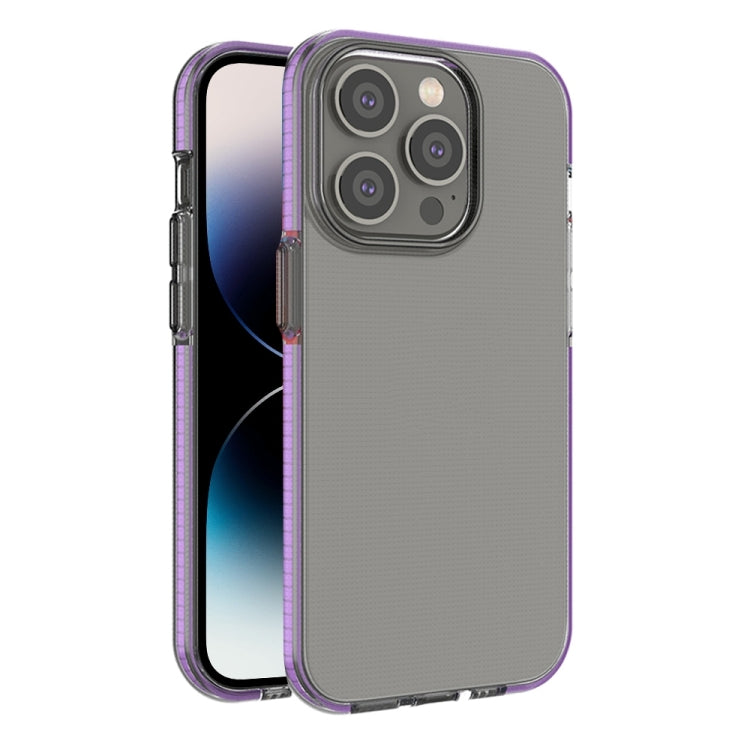 Custodia TPU trasparente bicolore per iPhone 14 Pro
