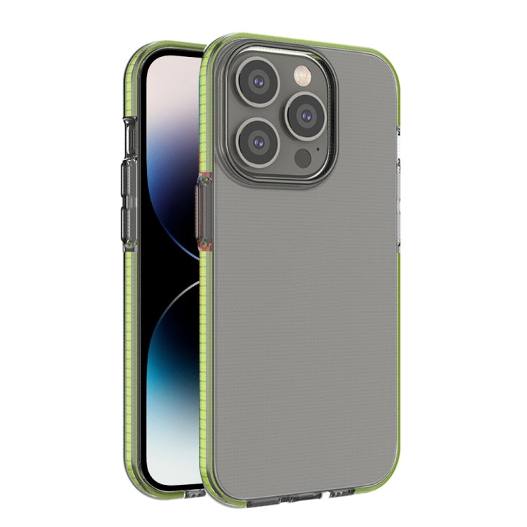 Custodia TPU trasparente bicolore per iPhone 14 Pro Max