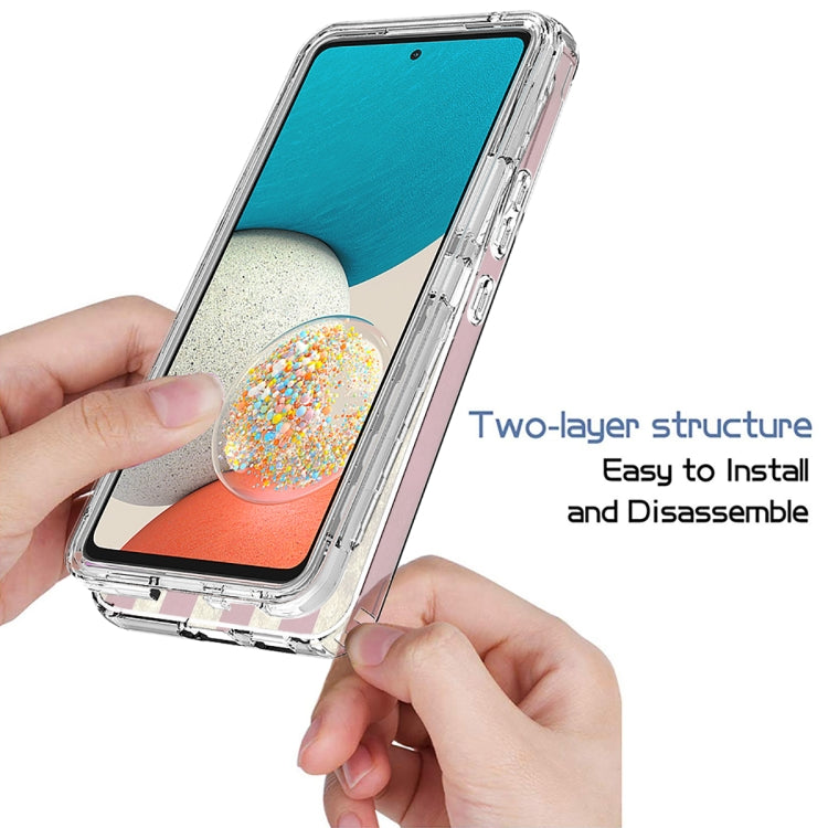 Custodia per telefono verniciata trasparente in PC + TPU, For Samsung Galaxy A53 5G, For Motorola Moto G Stylus 2021