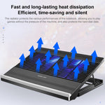 Radiatore per laptop regolabile multi-ingranaggio in lega di alluminio T10
