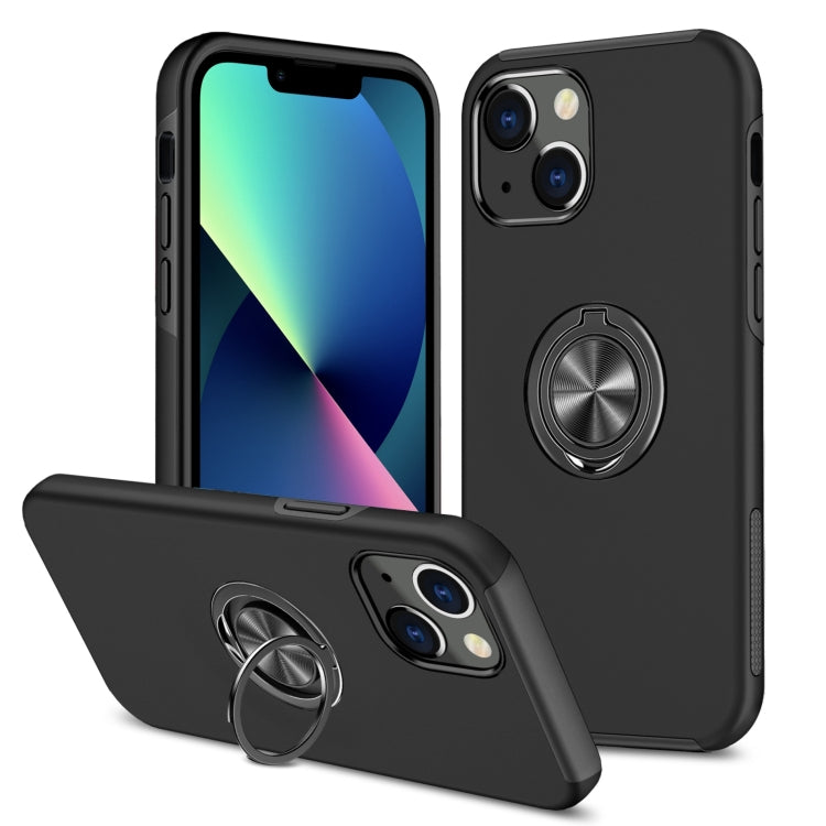 Custodia per telefono antiurto con cavalletto ad anello magnetico, For iPhone 14, For iPhone 14 Plus, For iPhone 14 Pro