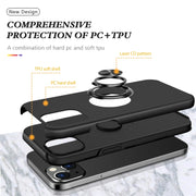 Custodia per telefono antiurto con cavalletto ad anello magnetico, For iPhone 14, For iPhone 14 Plus, For iPhone 14 Pro