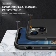 Custodia per telefono antiurto con cavalletto ad anello magnetico, For iPhone 14, For iPhone 14 Plus, For iPhone 14 Pro