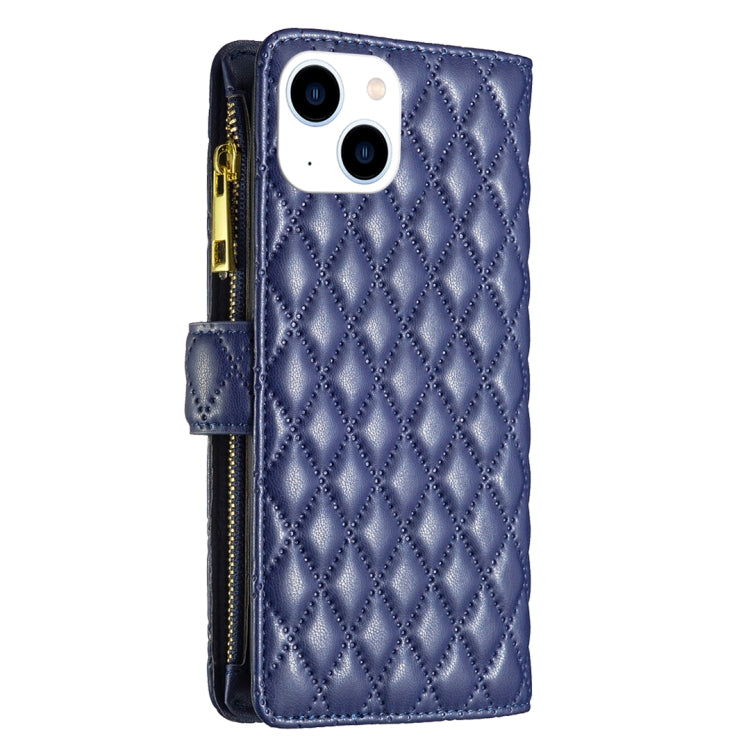 Custodia portafoglio in pelle con cerniera per iPhone 14