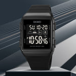 Orologio elettronico impermeabile con cinturino in silicone con fibbia in acciaio inossidabile SKMEI 1960, 1960 Black Gold, 1960 Black and White Machine, 1960 Black and Black Machine, 1960 Blue, 1960 Light Grey