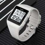 Orologio elettronico impermeabile con cinturino in silicone con fibbia in acciaio inossidabile SKMEI 1960, 1960 Black Gold, 1960 Black and White Machine, 1960 Black and Black Machine, 1960 Blue, 1960 Light Grey