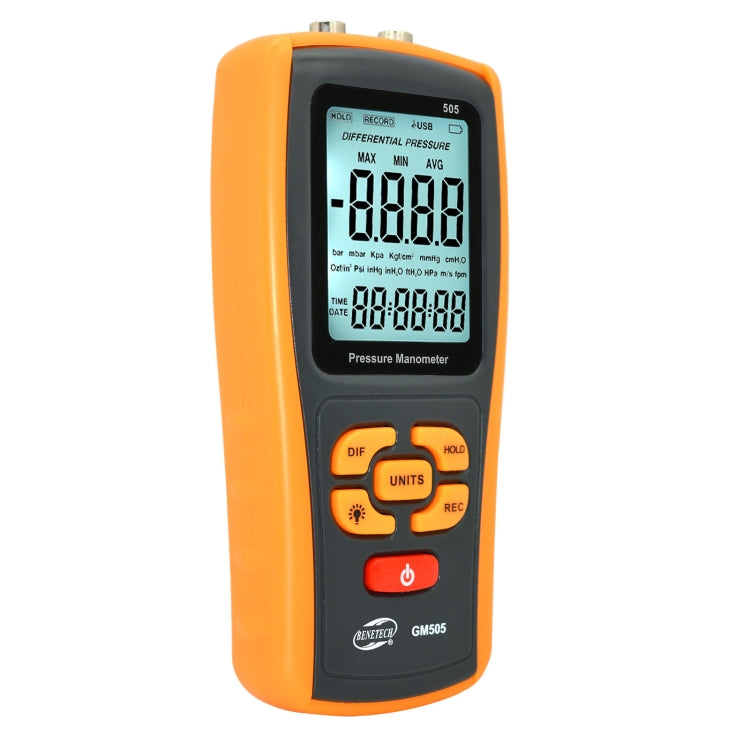 Manometro digitale portatile BENETECH GM505 2.49kPa