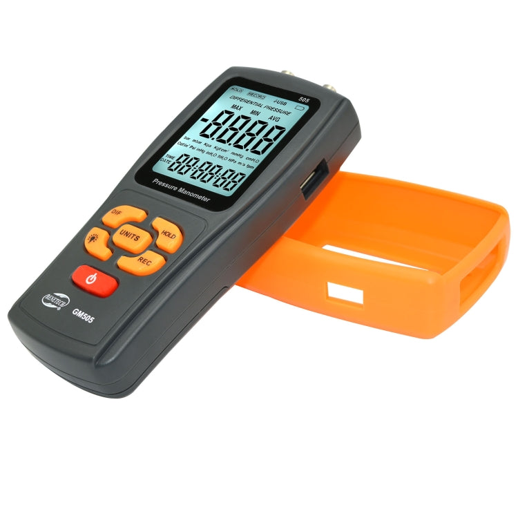 Manometro portatile BENETECH GM505, batteria non inclusa, GM505