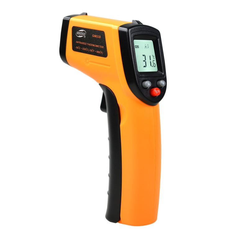 BENETECH GM530 Portable Infrared Thermometer, Battery Not Included, GM530