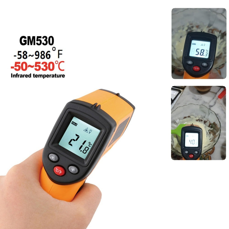 BENETECH GM530 Portable Infrared Thermometer, Battery Not Included, GM530