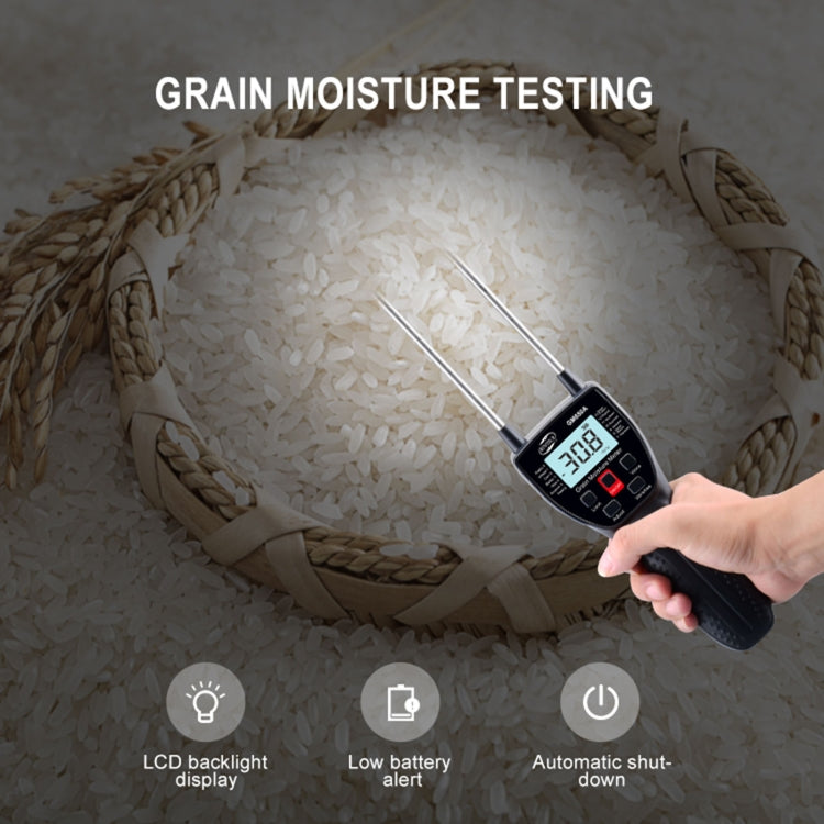 BENETECH GM650 Grain Moisture Meter, Battery Not Included, 23cm