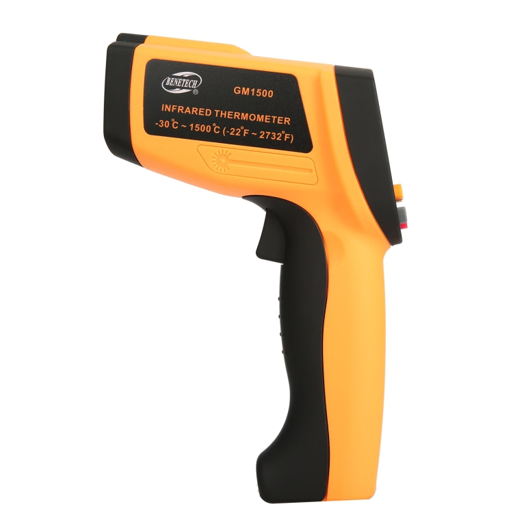 BENETECH GM1500 LCD Infrared Thermometer, Battery Not Included, GM1500