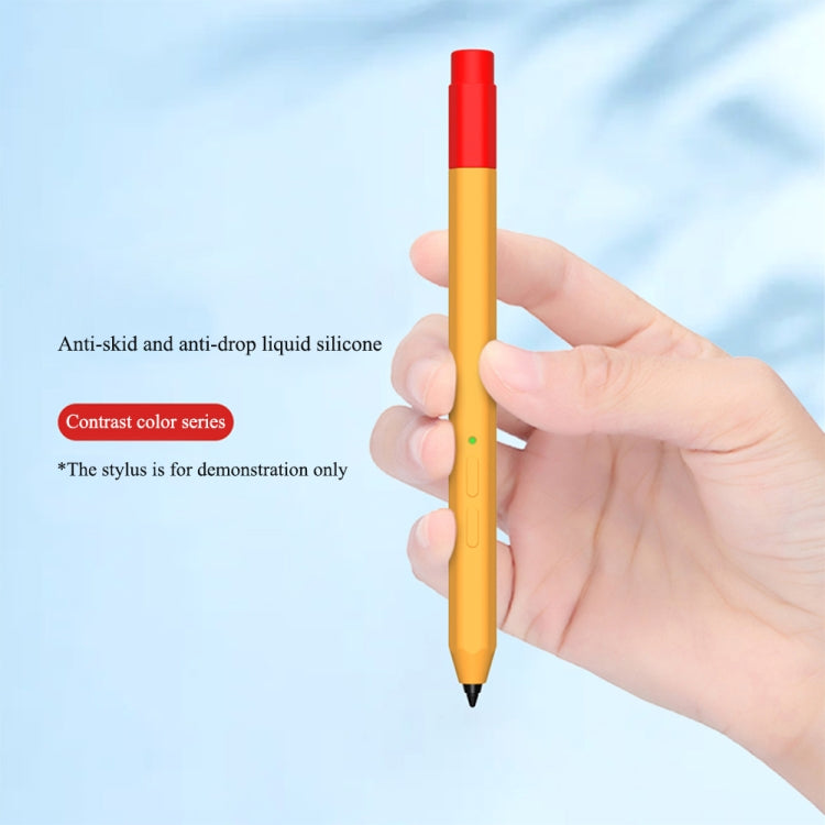 Custodia protettiva in silicone liquido serie di colori a contrasto, For Lenovo Xiaoxin