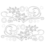 2 PCS/Set D-75 Flower Vine Pattern Adesivo decorativo modificato per auto, D-75