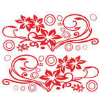 2 PCS/Set D-75 Flower Vine Pattern Adesivo decorativo modificato per auto, D-75