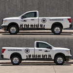 2 PCS/Set D-84 Old Soldiers Modello Auto Modificato Adesivo Decorativo, D-84