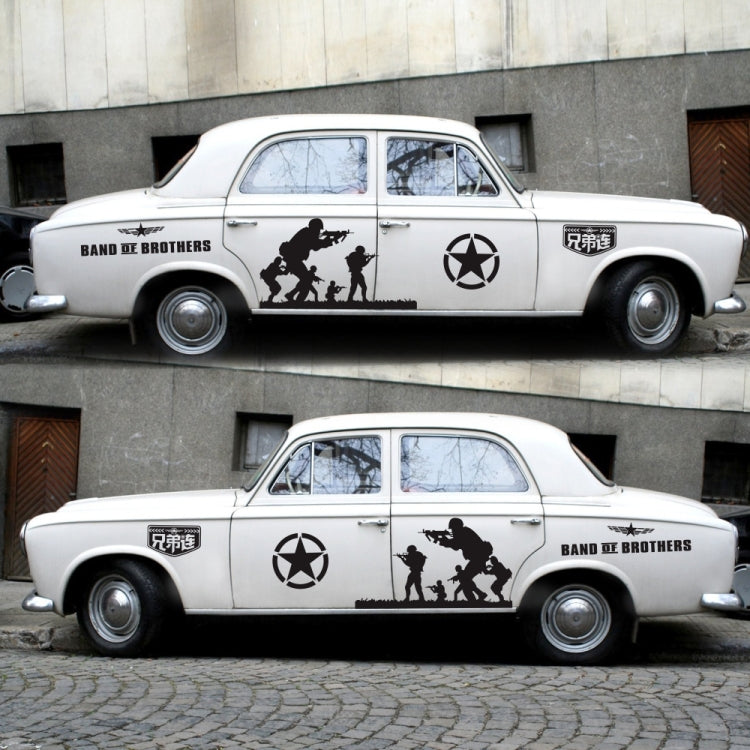 2 PCS/Set D-135 Band of Brothers Modello Adesivo decorativo modificato per auto, D-135