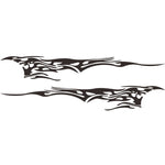 2 PCS/Set D-144 Adesivo decorativo modificato per auto modello elemento fuoco, D-144