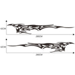 2 PCS/Set D-144 Adesivo decorativo modificato per auto modello elemento fuoco, D-144
