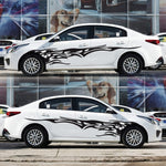2 PCS/Set D-144 Adesivo decorativo modificato per auto modello elemento fuoco, D-144