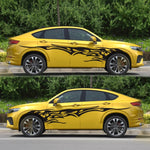 2 PCS/Set D-144 Adesivo decorativo modificato per auto modello elemento fuoco, D-144