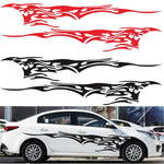 2 PCS/Set D-144 Adesivo decorativo modificato per auto modello elemento fuoco, D-144
