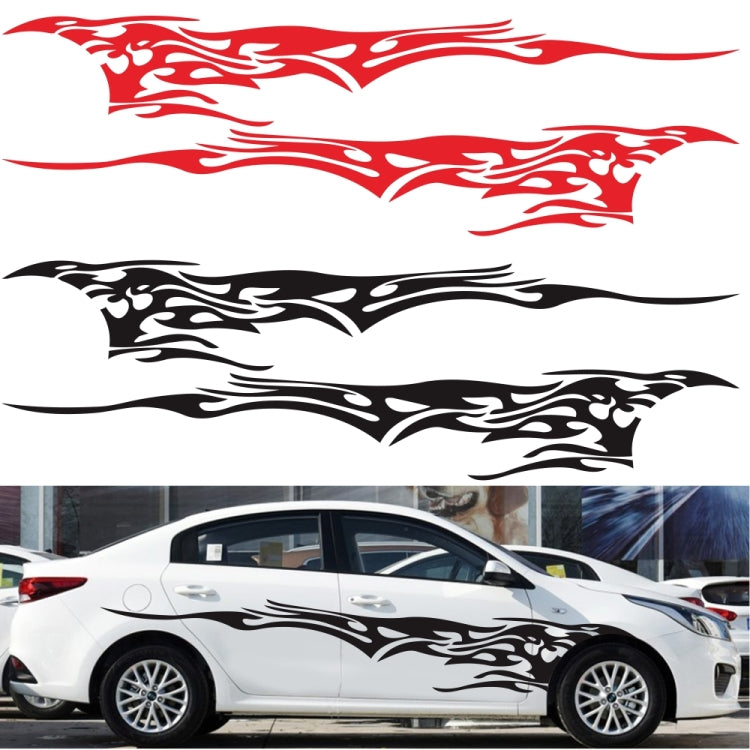 2 PCS/Set D-144 Adesivo decorativo modificato per auto modello elemento fuoco, D-144