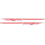2 PCS/Set D-280 Flame Streak Pattern Adesivo decorativo modificato per auto, D-280
