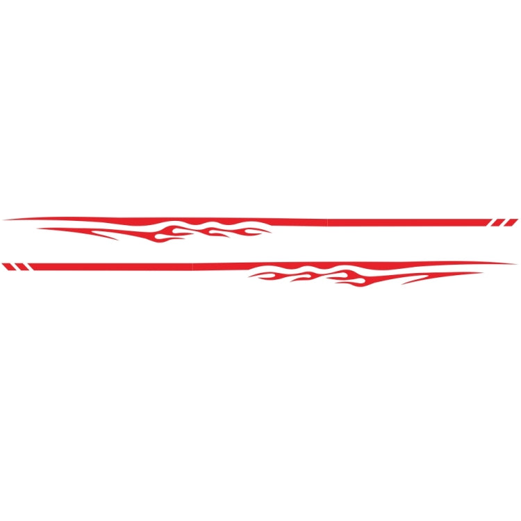 2 PCS/Set D-280 Flame Streak Pattern Adesivo decorativo modificato per auto, D-280