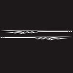 2 PCS/Set D-280 Flame Streak Pattern Adesivo decorativo modificato per auto, D-280