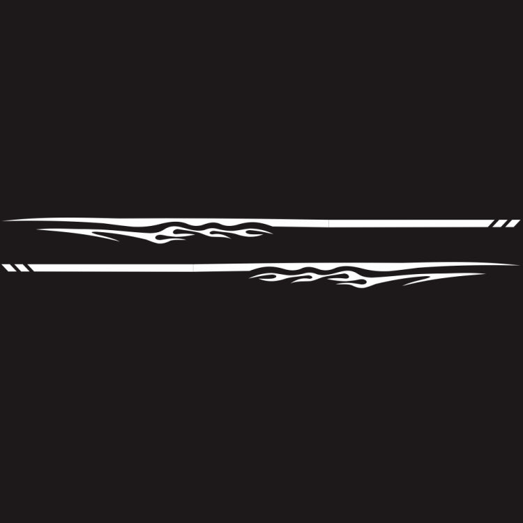 2 PCS/Set D-280 Flame Streak Pattern Adesivo decorativo modificato per auto, D-280