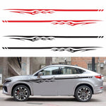 2 PCS/Set D-280 Flame Streak Pattern Adesivo decorativo modificato per auto, D-280