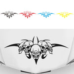 D-299 Adesivo decorativo per cofano modificato per auto con motivo a teschio, D-299