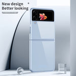 Custodia per telefono trasparente galvanica, For Samsung Galaxy Z Flip4
