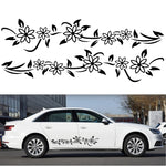 2 Pz/set D-378 Fiore Totem Modello Auto Modificato Adesivo Decorativo, D-378
