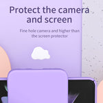 Custodia per telefono Macaron in tre pezzi, For Samsung Galaxy Z Flip4