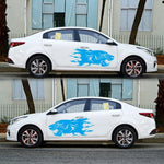 2 PCS/Set D-417 Adesivo decorativo modificato per auto con motivo a leone, D-417