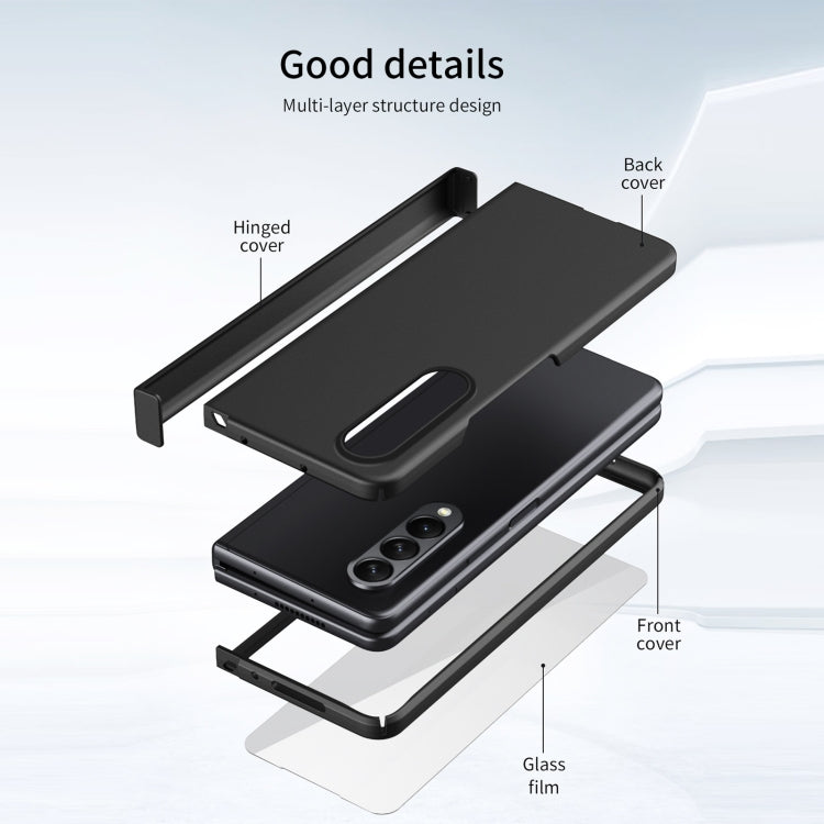 Custodia per telefono con cerniera per tutto il corpo, For Samsung Galaxy Z Fold4