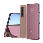 Custodia per telefono antiurto a specchio ribaltabile orizzontale, For Samsung Galaxy Z Fold4