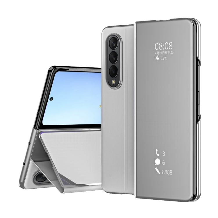 Custodia per telefono antiurto a specchio ribaltabile orizzontale, For Samsung Galaxy Z Fold4