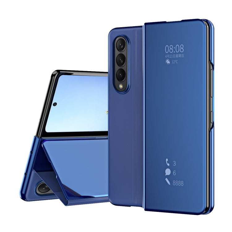 Custodia per telefono antiurto a specchio ribaltabile orizzontale, For Samsung Galaxy Z Fold4