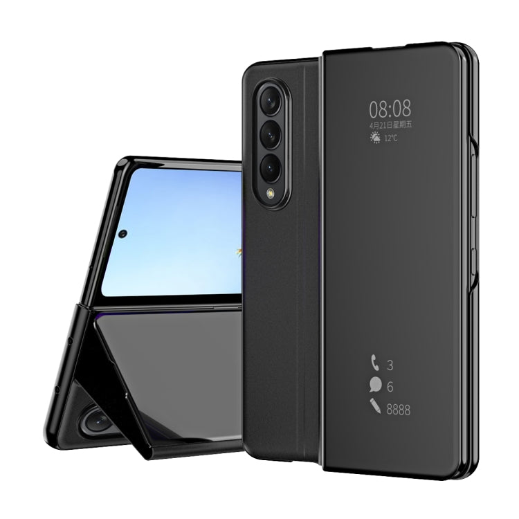 Custodia per telefono antiurto a specchio ribaltabile orizzontale, For Samsung Galaxy Z Fold4