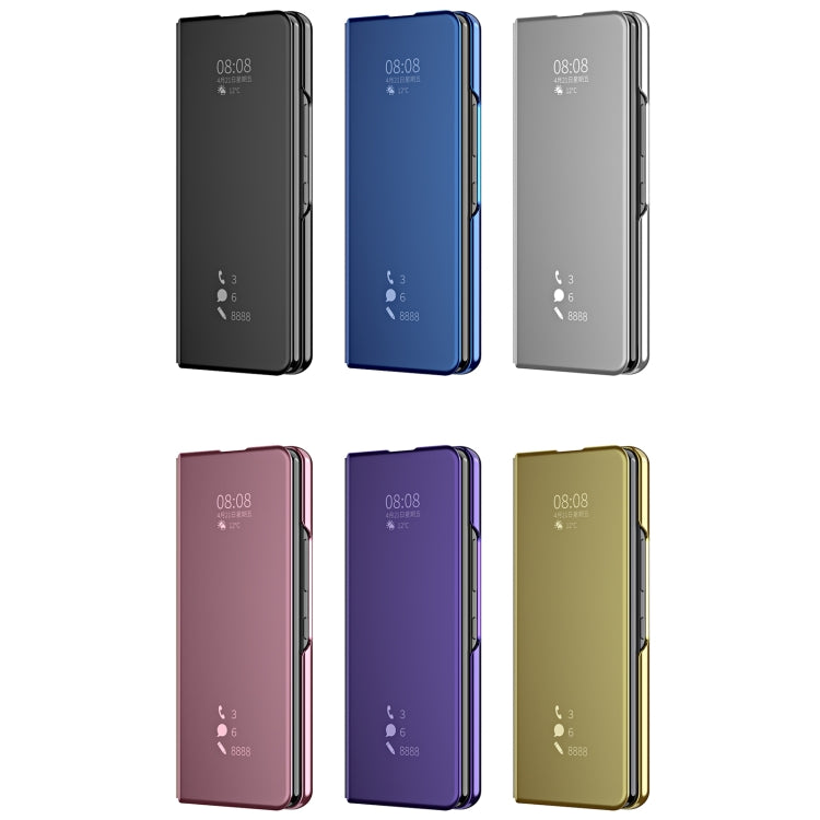 Custodia per telefono antiurto a specchio ribaltabile orizzontale, For Samsung Galaxy Z Fold4