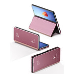 Custodia per telefono antiurto a specchio ribaltabile orizzontale, For Samsung Galaxy Z Fold4